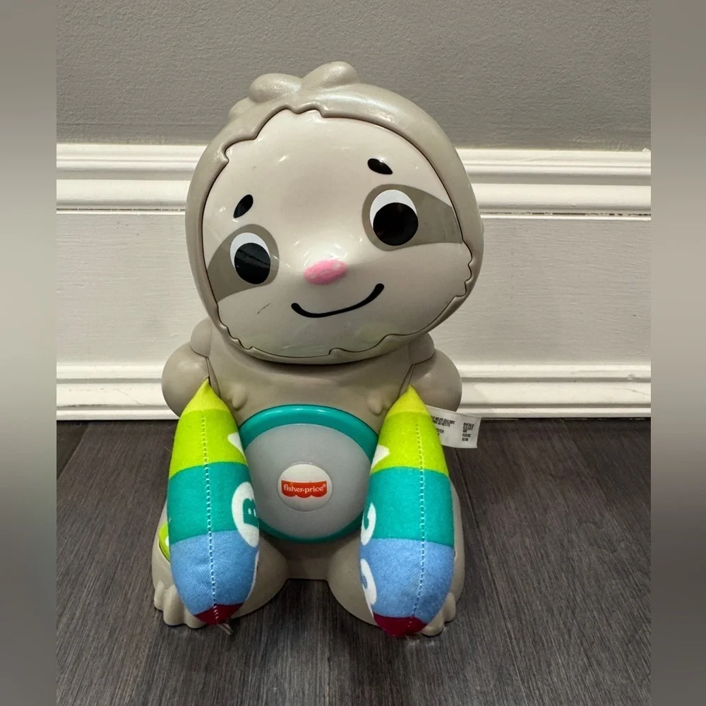 Fisher-Price Linkimals Electronic Smiling Sloth Dancing Toy Infant Baby Toddler